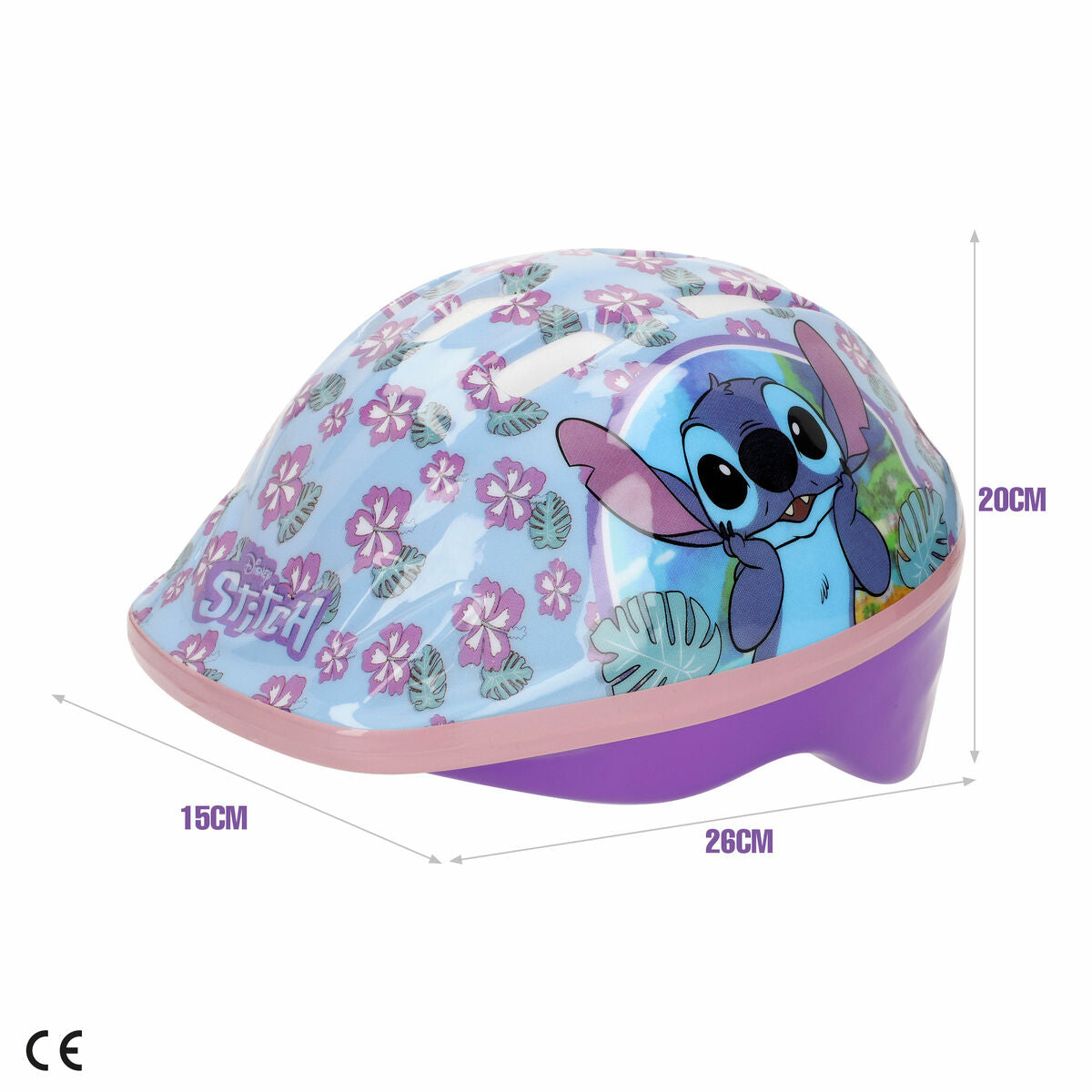 Cască de Ciclism pentru Copii Stitch 48-52 cm - Sport și în aer liber, Ciclism