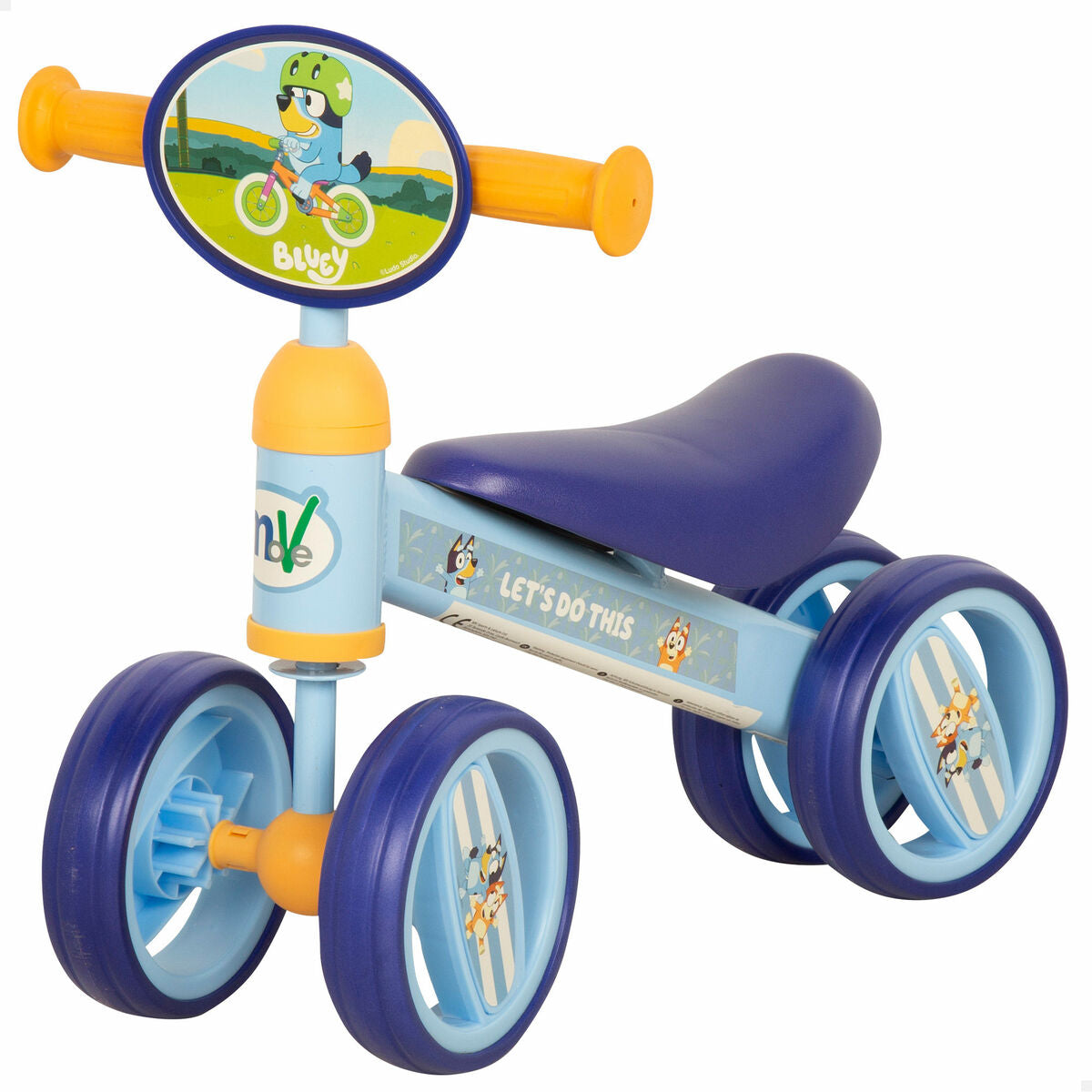 Triciclu Bluey Albastru 47 x 37 x 25 cm (2 Unități) - Jucarii si jocuri, În aer liber și sport