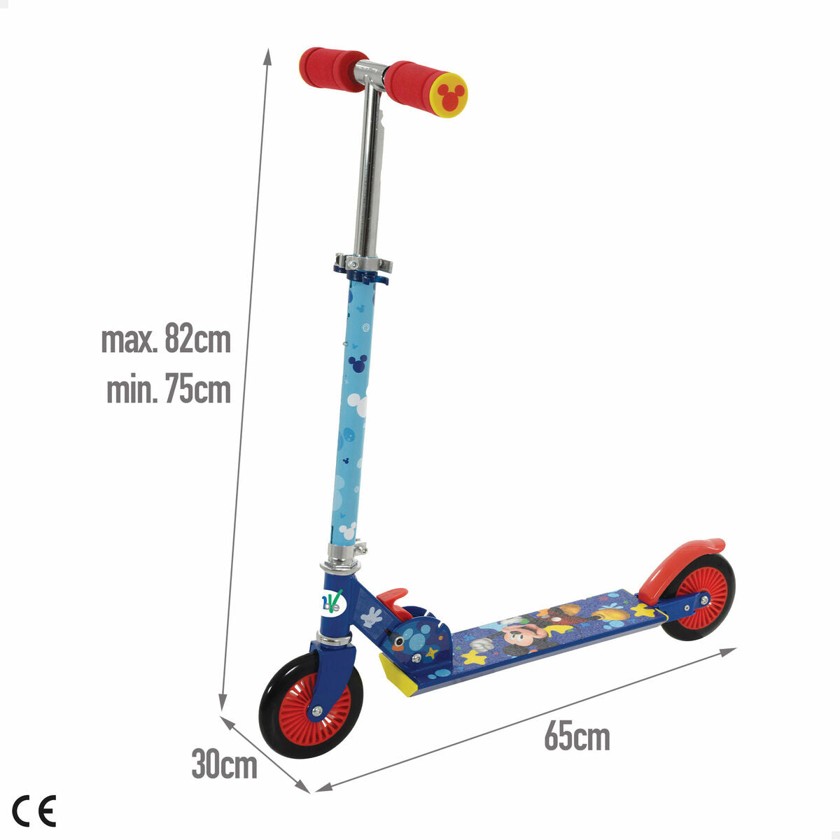 Trotinetă Scuter Mickey Mouse (2 Unități) - Jucarii si jocuri, În aer liber și sport