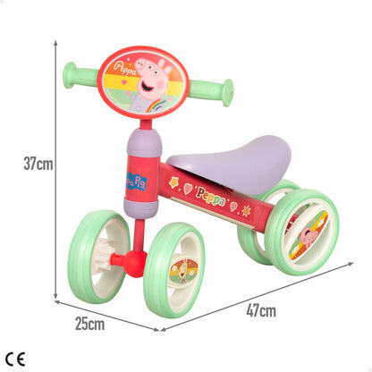 Triciclu Peppa Pig Multicolor 47 x 37 x 25 cm (2 Unități) - Jucarii si jocuri, În aer liber și sport
