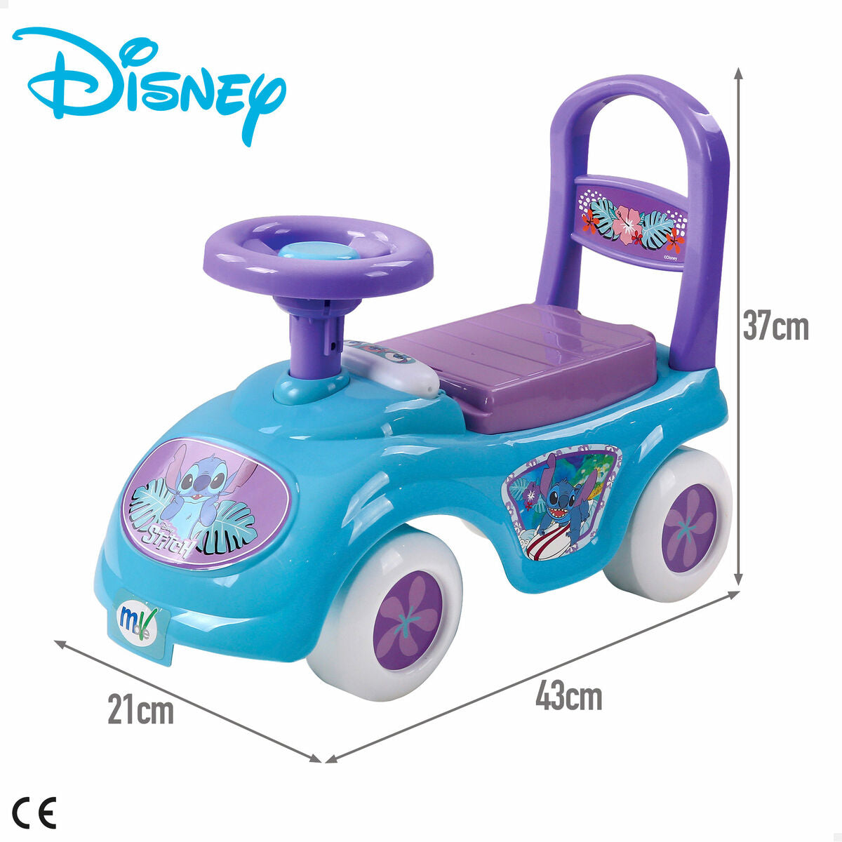 Premergător Stitch 43 x 37 x 21 cm (2 Unități) - Jucarii si jocuri, În aer liber și sport