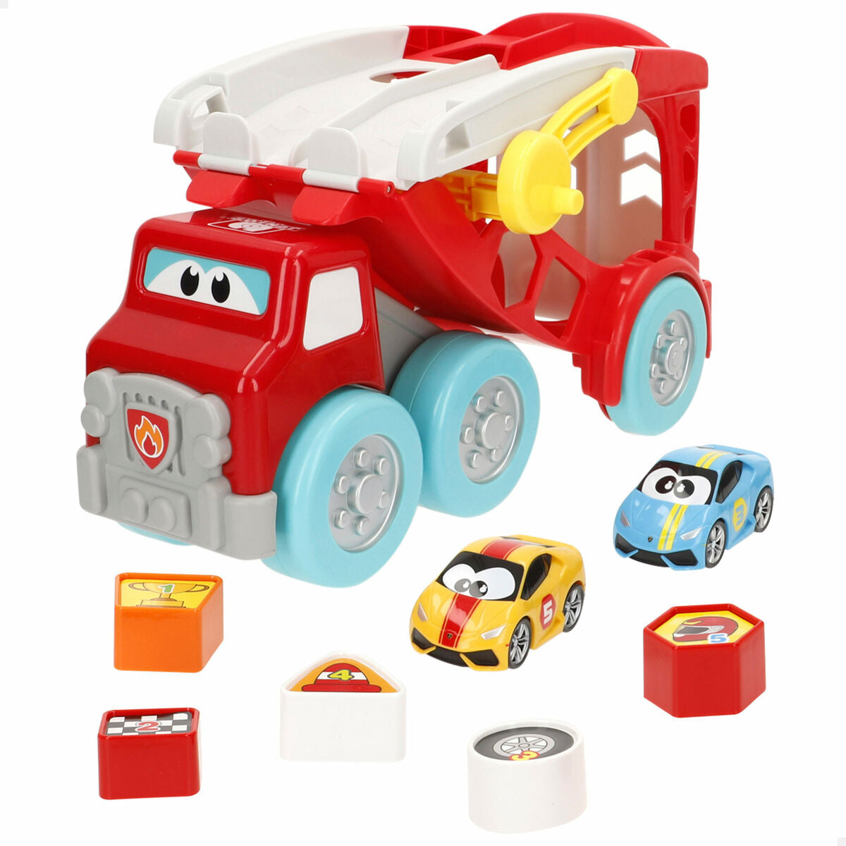 Camion Autotransporter și Mașini 8 Piese (2 Unități) - Jucarii si jocuri, Vehicule