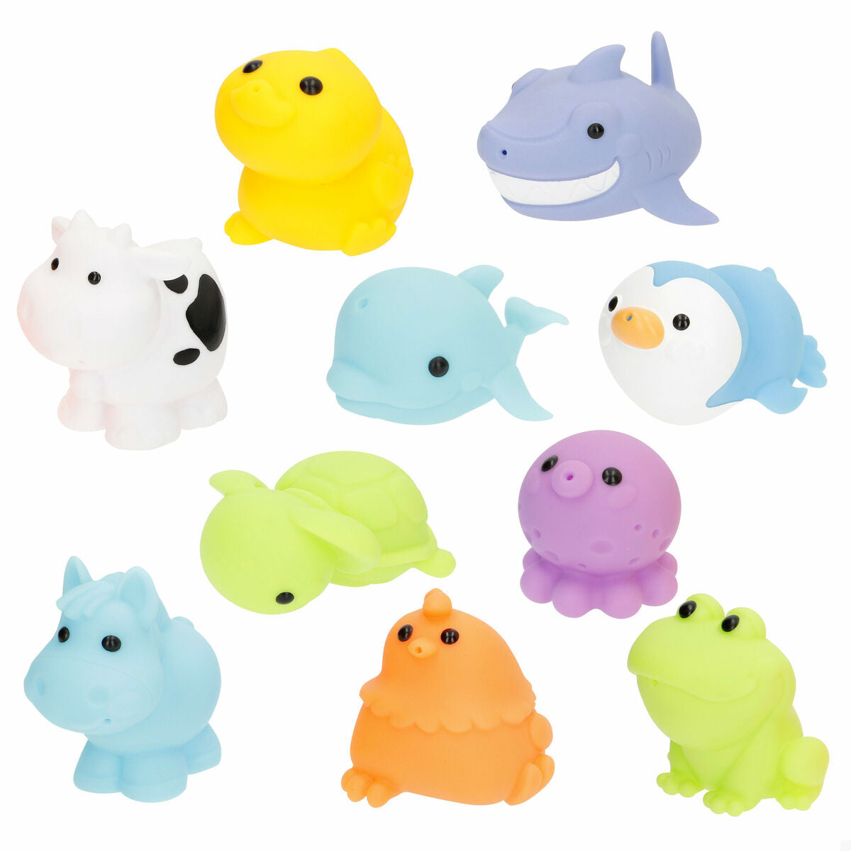 Set de Animale pentru Cadă Winfun 6 X 4,5 X 8 CM 4 Unități - Acasă și bucătărie, Baie