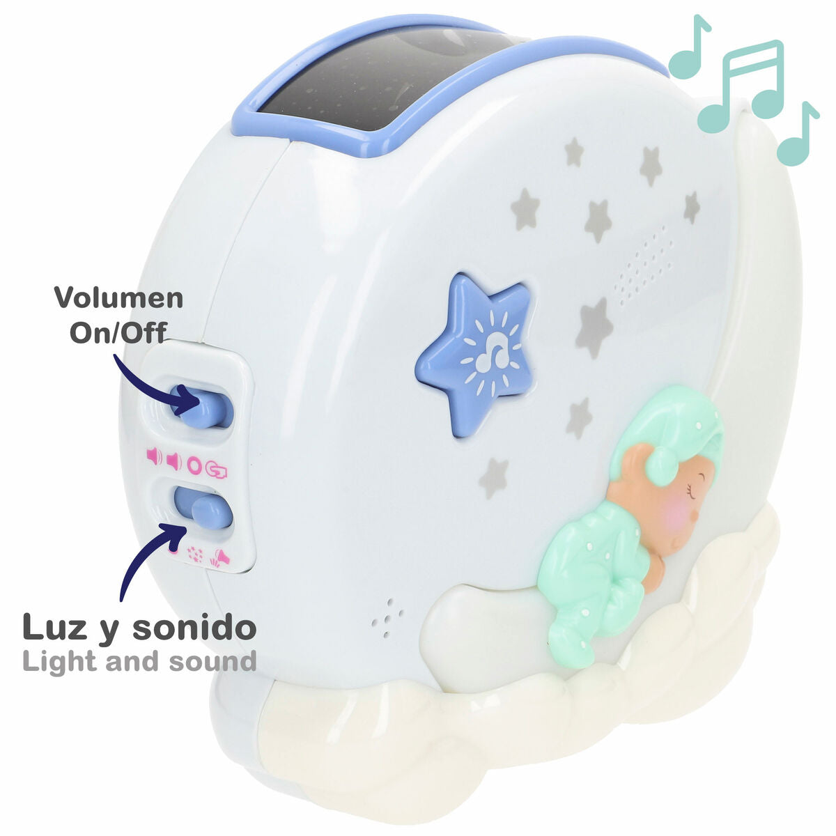 Proiector PlayGo 18 X 16 X 7 CM (2 Unități) - Bebelus, Dormitor