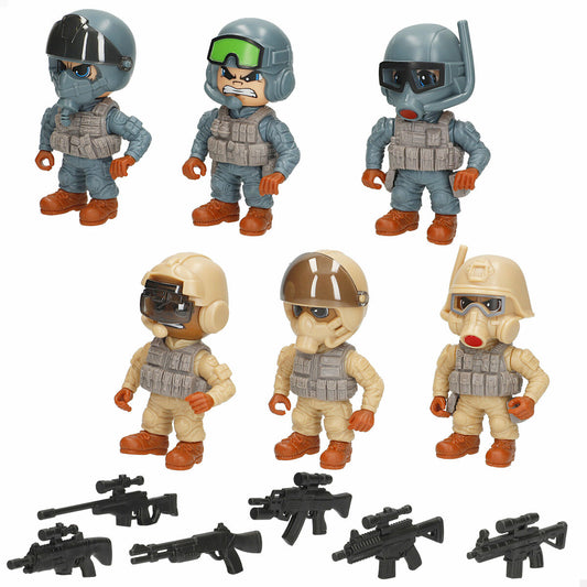 Playset Colorbaby 5 X 8,5 X 3,5 CM (6 Unități) - Jucarii si jocuri, Păpuși și figurine