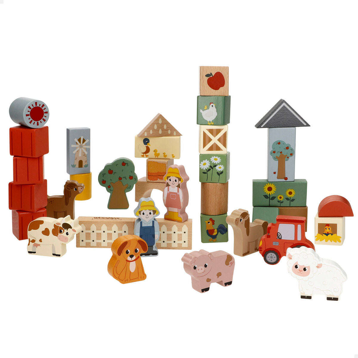 Plăci de Construcții Woomax 36 Piese - Jucarii si jocuri