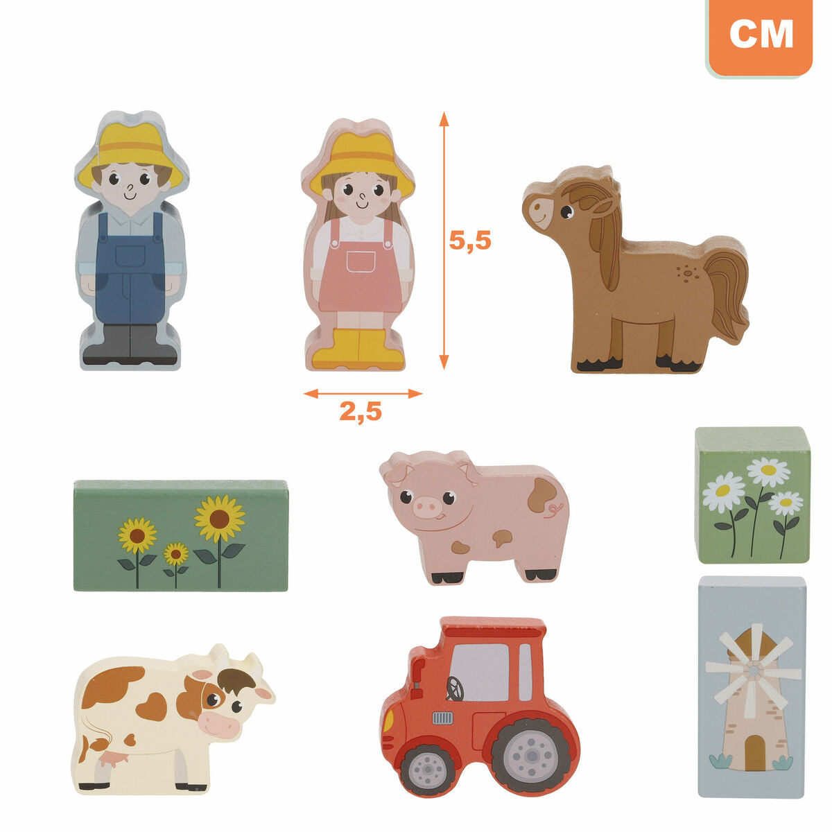 Plăci de Construcții Woomax 36 Piese - Jucarii si jocuri