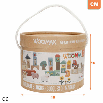 Plăci de Construcții Woomax 36 Piese - Jucarii si jocuri