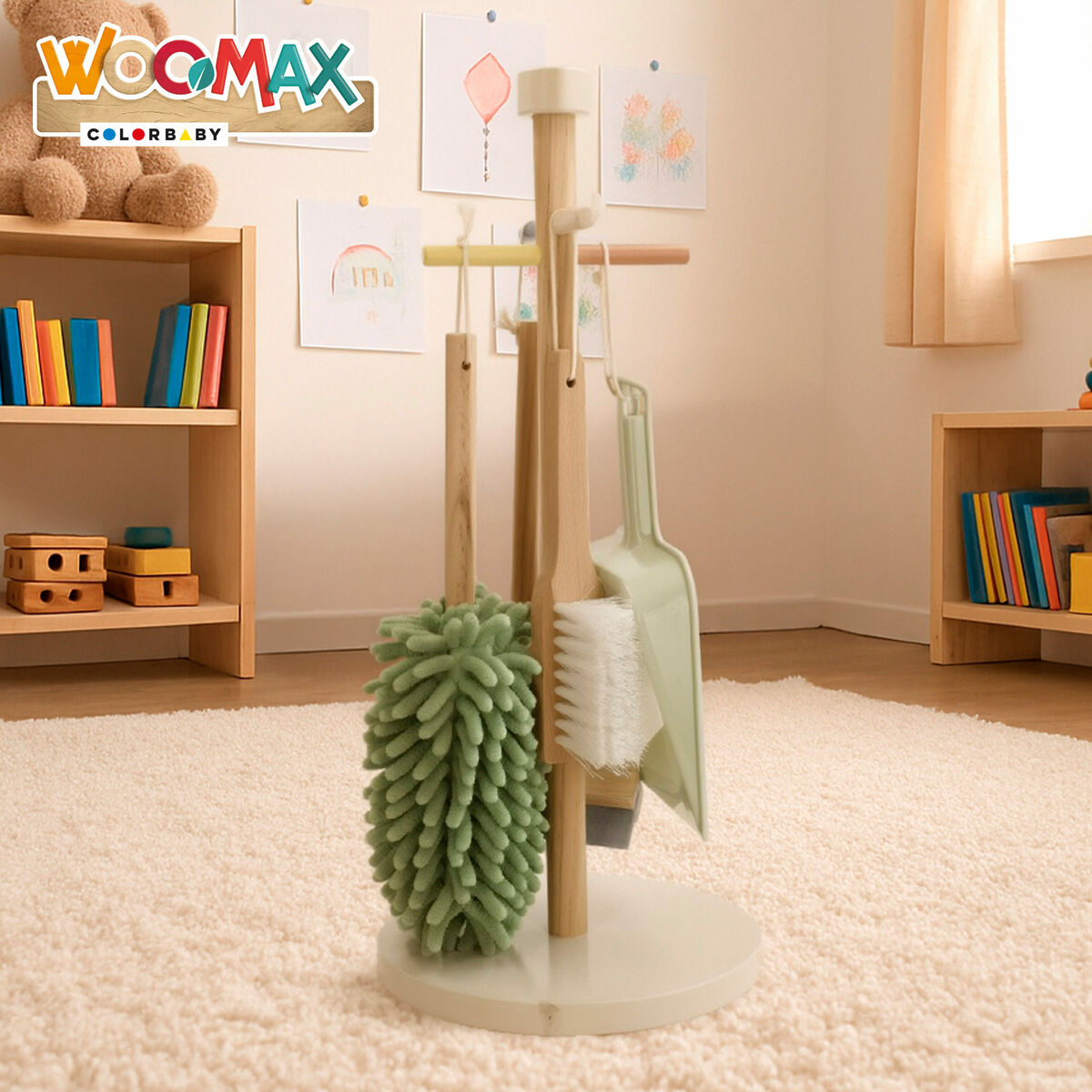 Kit de curățare et de depozitare Woomax 19 x 43 x 19 cm 5 Piese (6 Unități) - Jucarii si jocuri, Imitații de jocuri