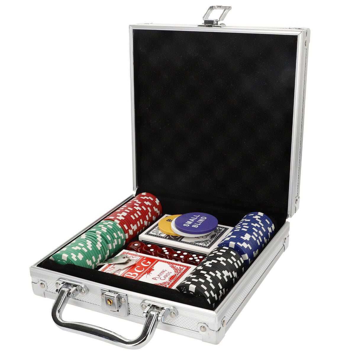 Set de poker Colorbaby 110 Piese 4 Unități - Jucarii si jocuri, Jocuri și accesorii