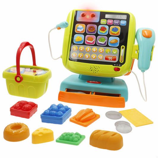 Casă de marcat cu accesorii Winfun 24 X 23 X 11 CM (2 Unități) - Jucarii si jocuri, Imitații de jocuri