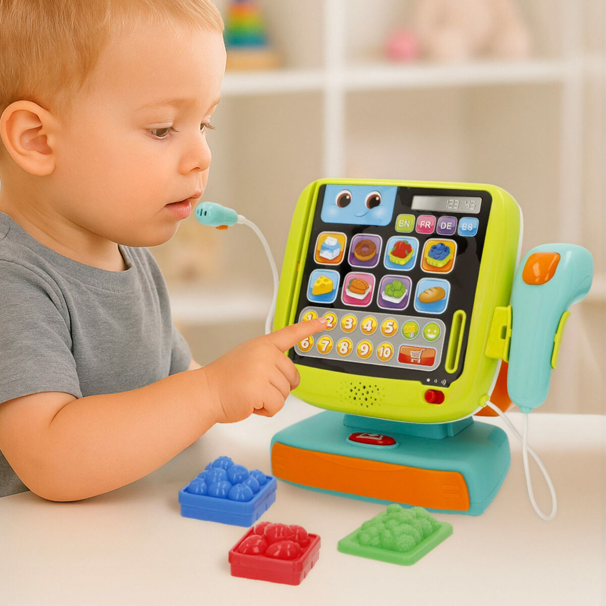 Casă de marcat cu accesorii Winfun 24 X 23 X 11 CM (2 Unități) - Jucarii si jocuri, Imitații de jocuri