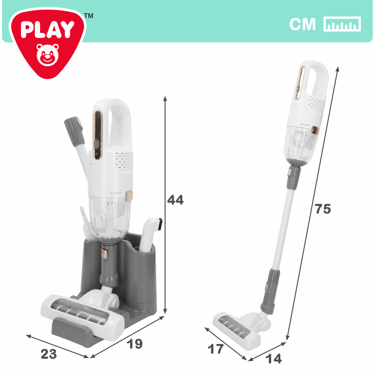Aspirator jucărie PlayGo 17 X 75 X 14 CM 7 Piese (2 Unități) - Jucarii si jocuri, Imitații de jocuri