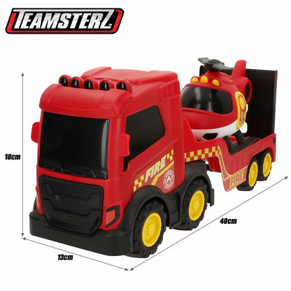 Camion de Pompieri Teamsterz 49 X 18 X 13 CM (4 Unități) - Jucarii si jocuri, Vehicule