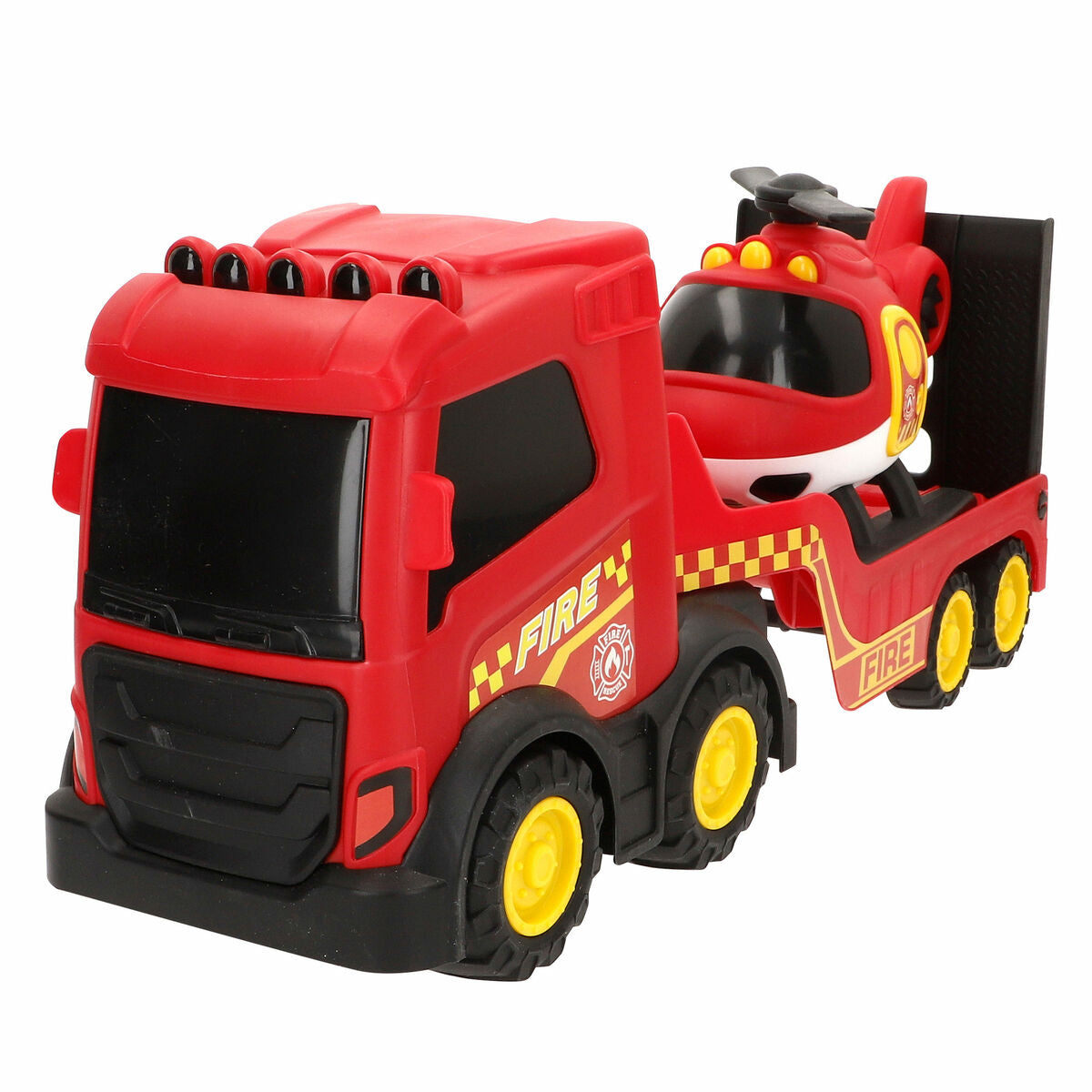 Camion de Pompieri Teamsterz 49 X 18 X 13 CM (4 Unități) - Jucarii si jocuri, Vehicule