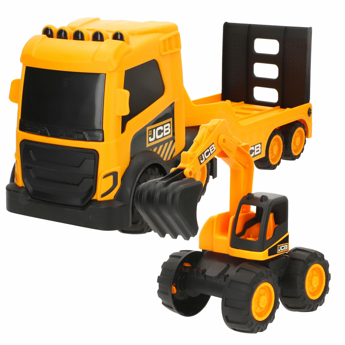 Camioane pentru lucrări publice Teamsterz 40 X 18 X 13 CM (4 Unități) - Jucarii si jocuri, Vehicule
