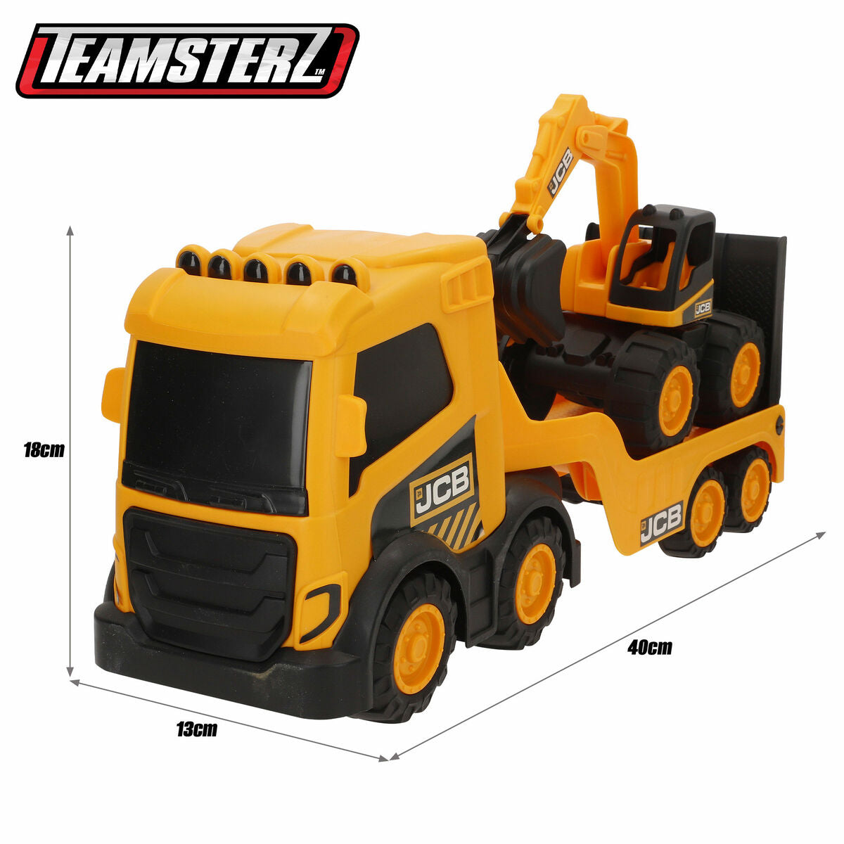 Camioane pentru lucrări publice Teamsterz 40 X 18 X 13 CM (4 Unități) - Jucarii si jocuri, Vehicule