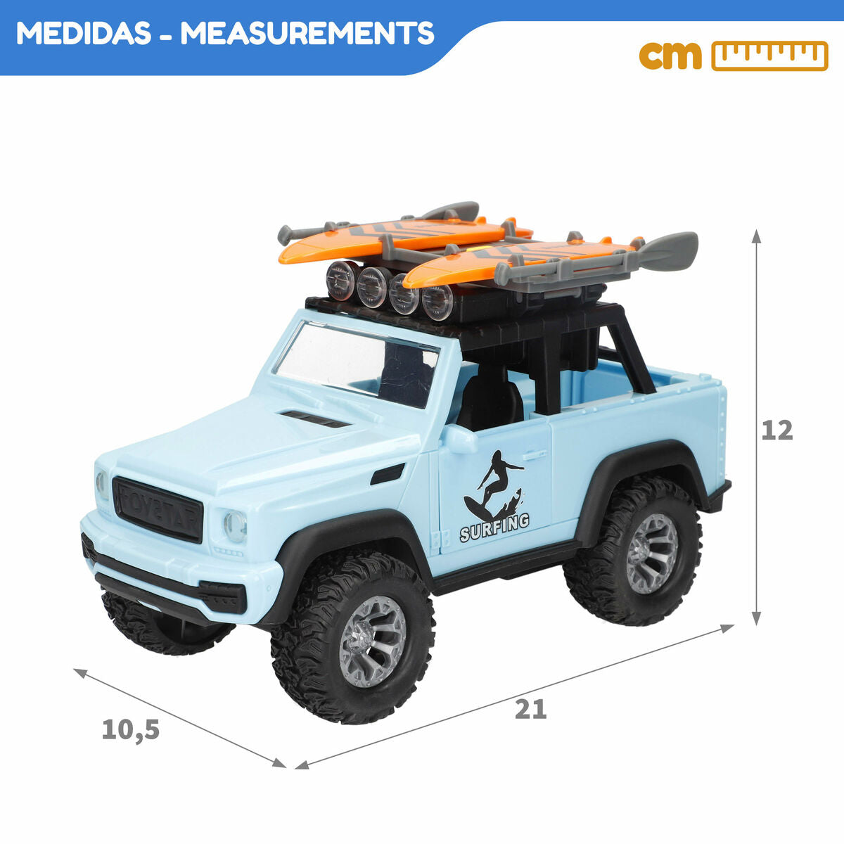 Mașinuță de jucărie cu mecanism de frecare Speed & Go (6 Unități) - Jucarii si jocuri, Vehicule