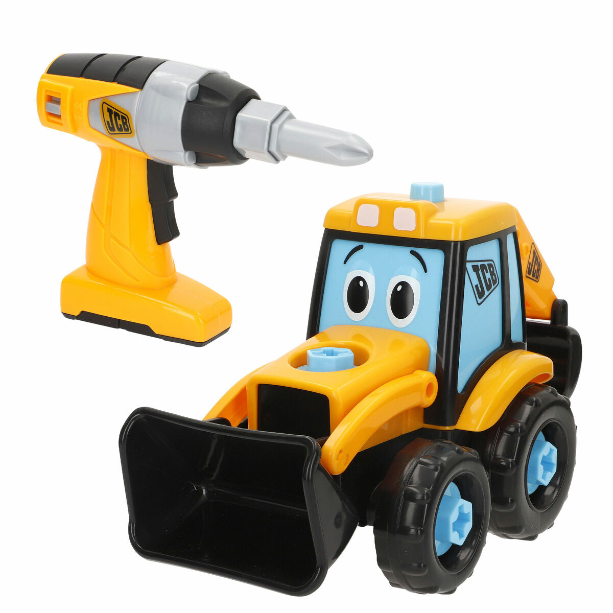 Camion Excavator cu Cupă Întoarsă Teamsterz 31 X 18 X 15 CM (4 Unități) - Jucarii si jocuri, Vehicule