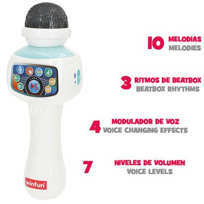 Microfon Karaoke Winfun 2 Unități - Jucarii si jocuri, Jucării electronice