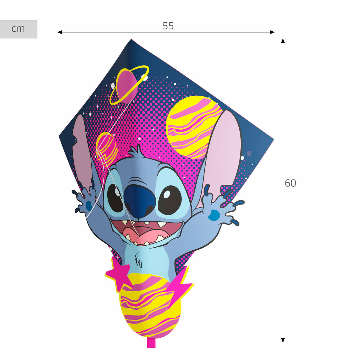 Zmeu Stitch 55 X 60 X 2 CM (6 Unități) - Jucarii si jocuri, În aer liber și sport