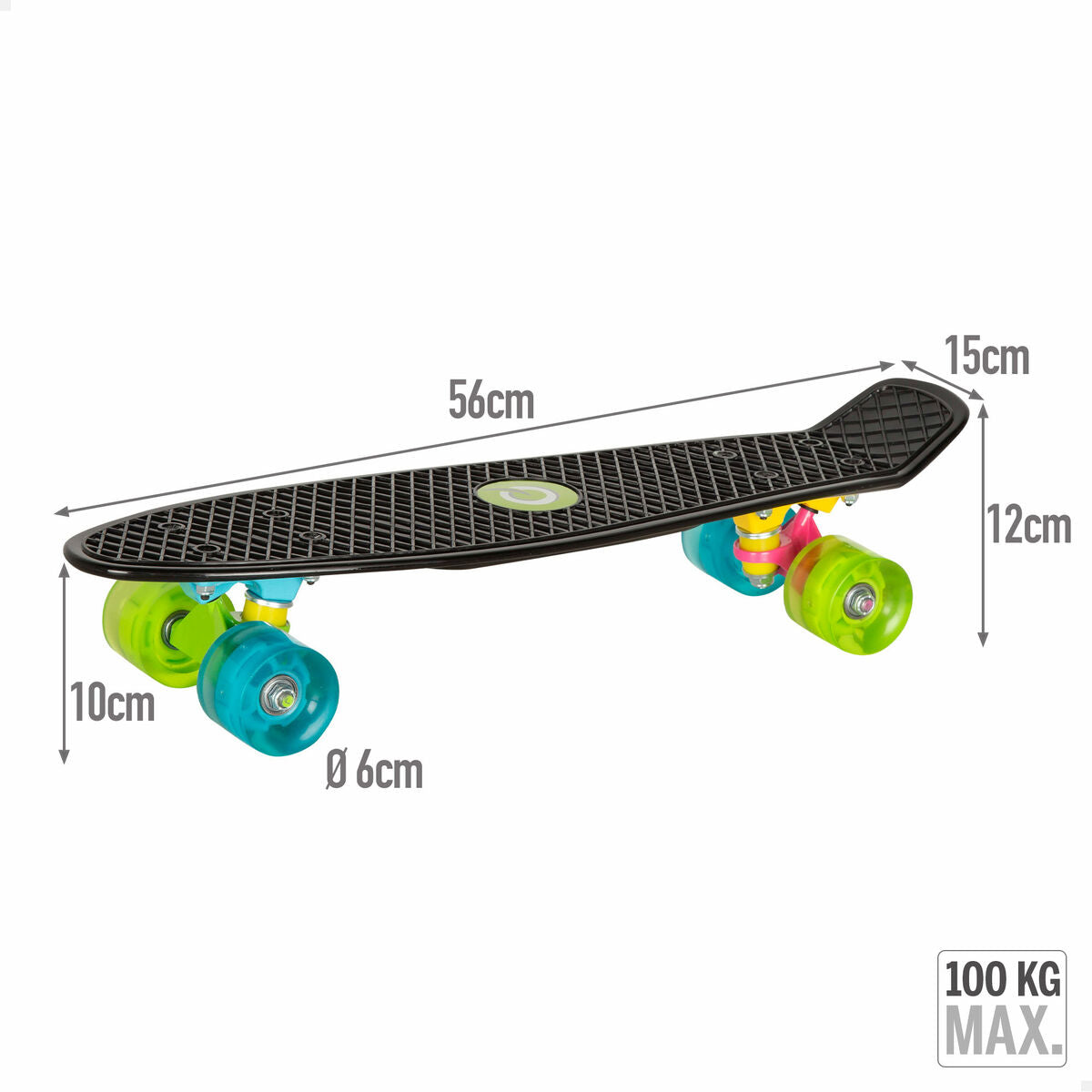 Skateboard EVO (4 Unități) - Jucarii si jocuri, În aer liber și sport