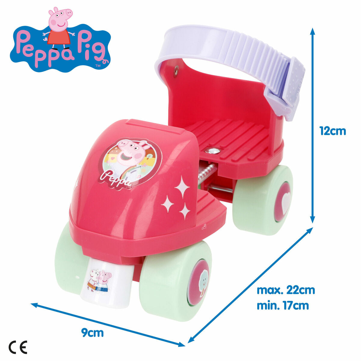 Patine cu Rotile Peppa Pig (2 Unități) - Jucarii si jocuri, În aer liber și sport