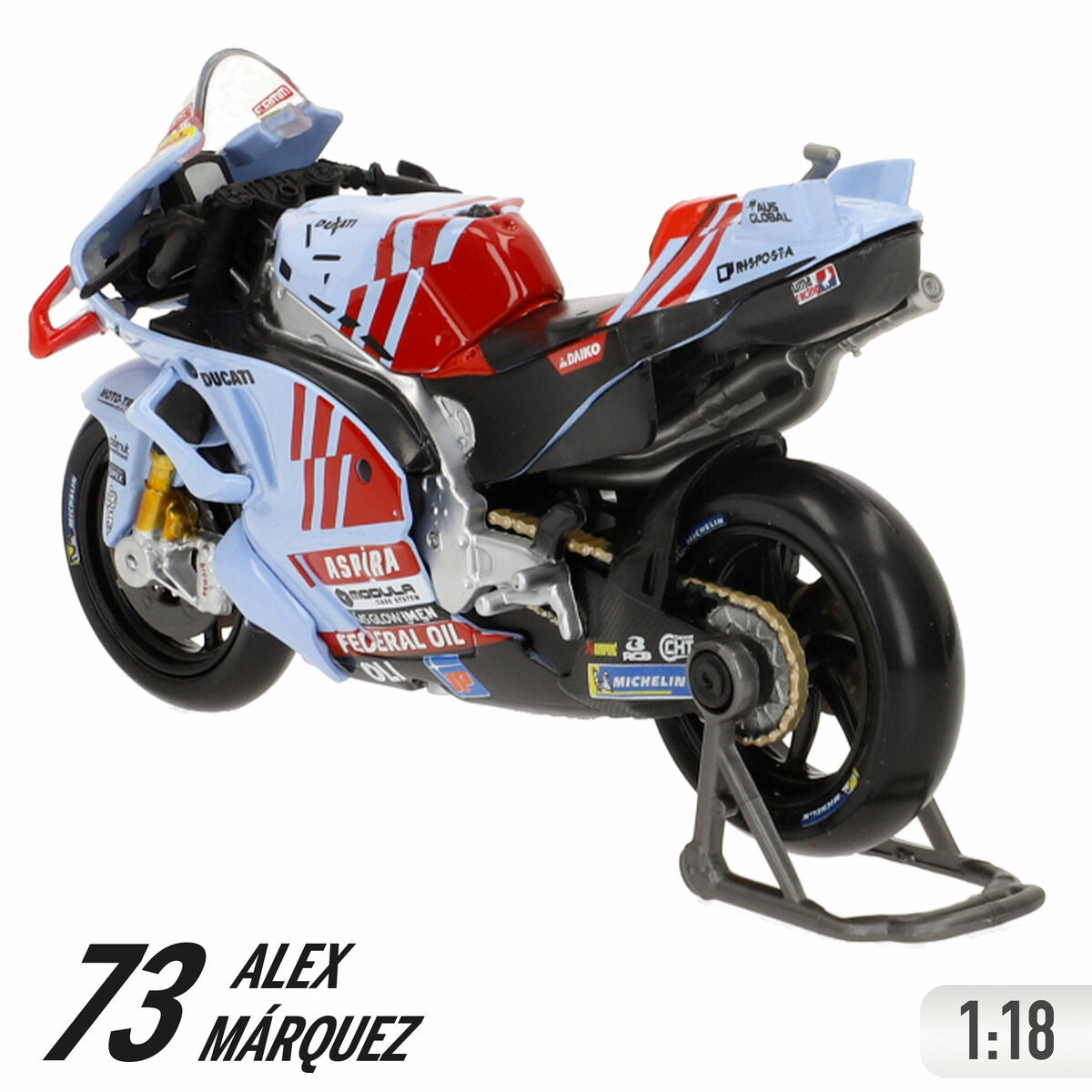 Motocicletă Ducati 2024 DUCATI GRESINI 12 X 8 X 4 CM - Jucarii si jocuri, Vehicule