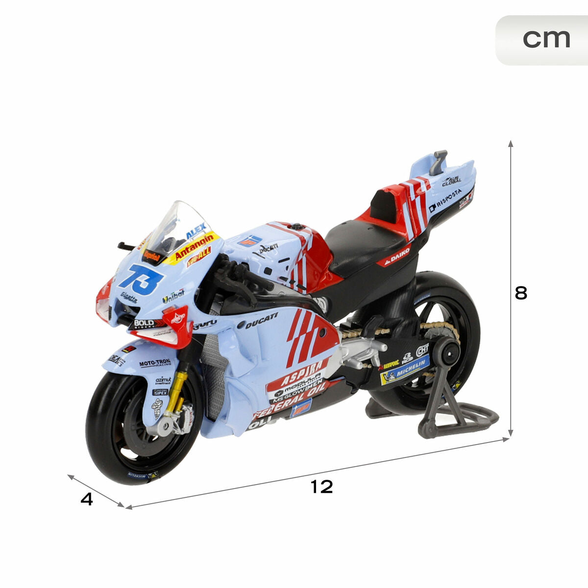 Motocicletă Ducati 2024 DUCATI GRESINI 12 X 8 X 4 CM - Jucarii si jocuri, Vehicule