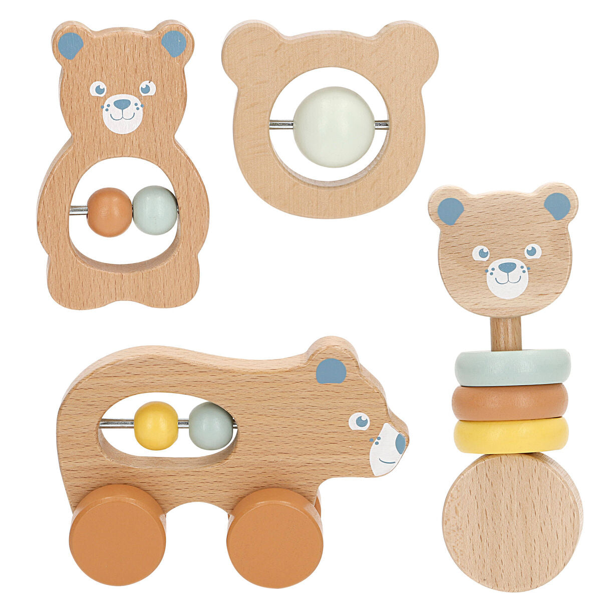 Set de clopoței Woomax 13,5 X 9,5 X 4,5 CM (4 Unități) - Bebelus, Jucăriile copilăriei timpurii