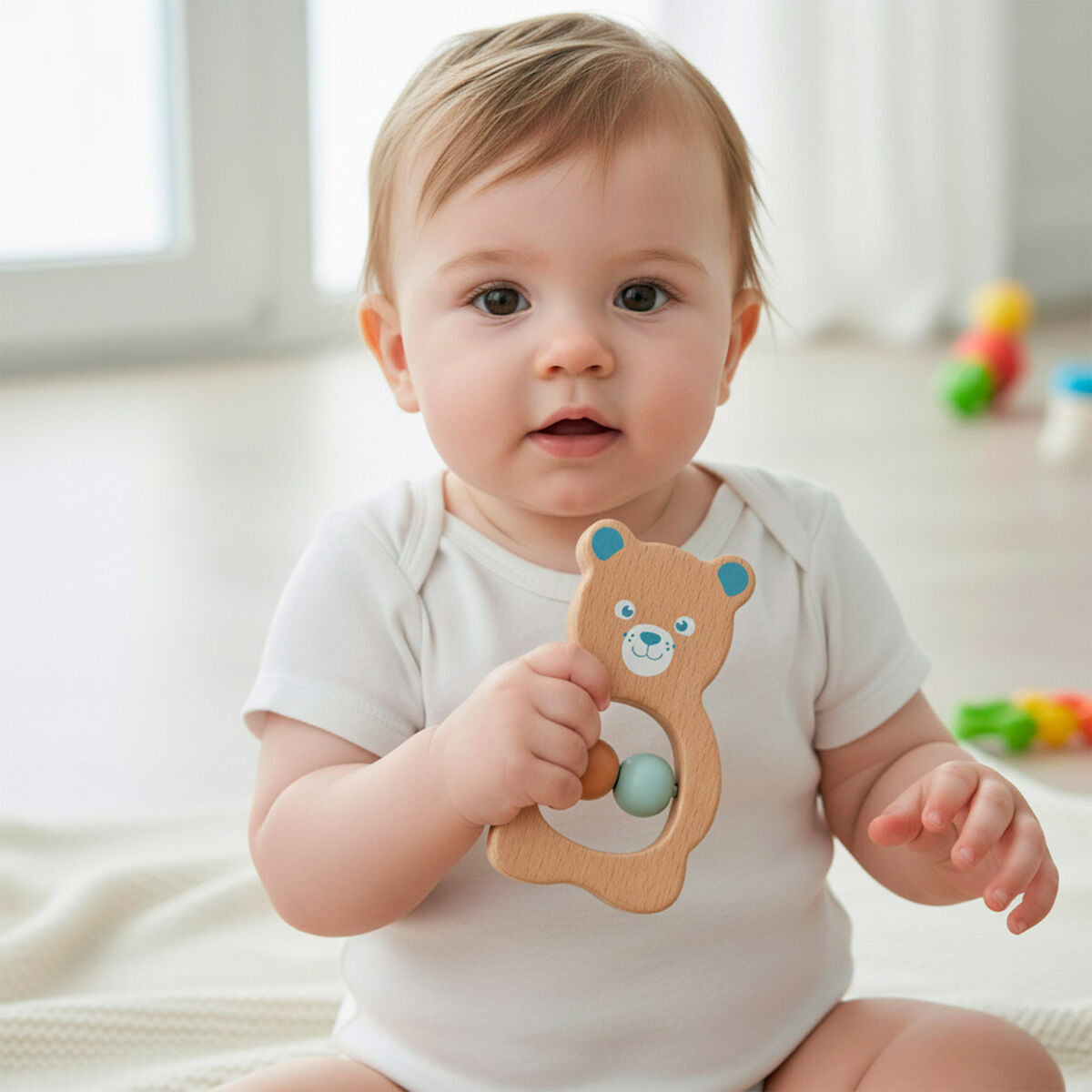 Set de clopoței Woomax 13,5 X 9,5 X 4,5 CM (4 Unități) - Bebelus, Jucăriile copilăriei timpurii