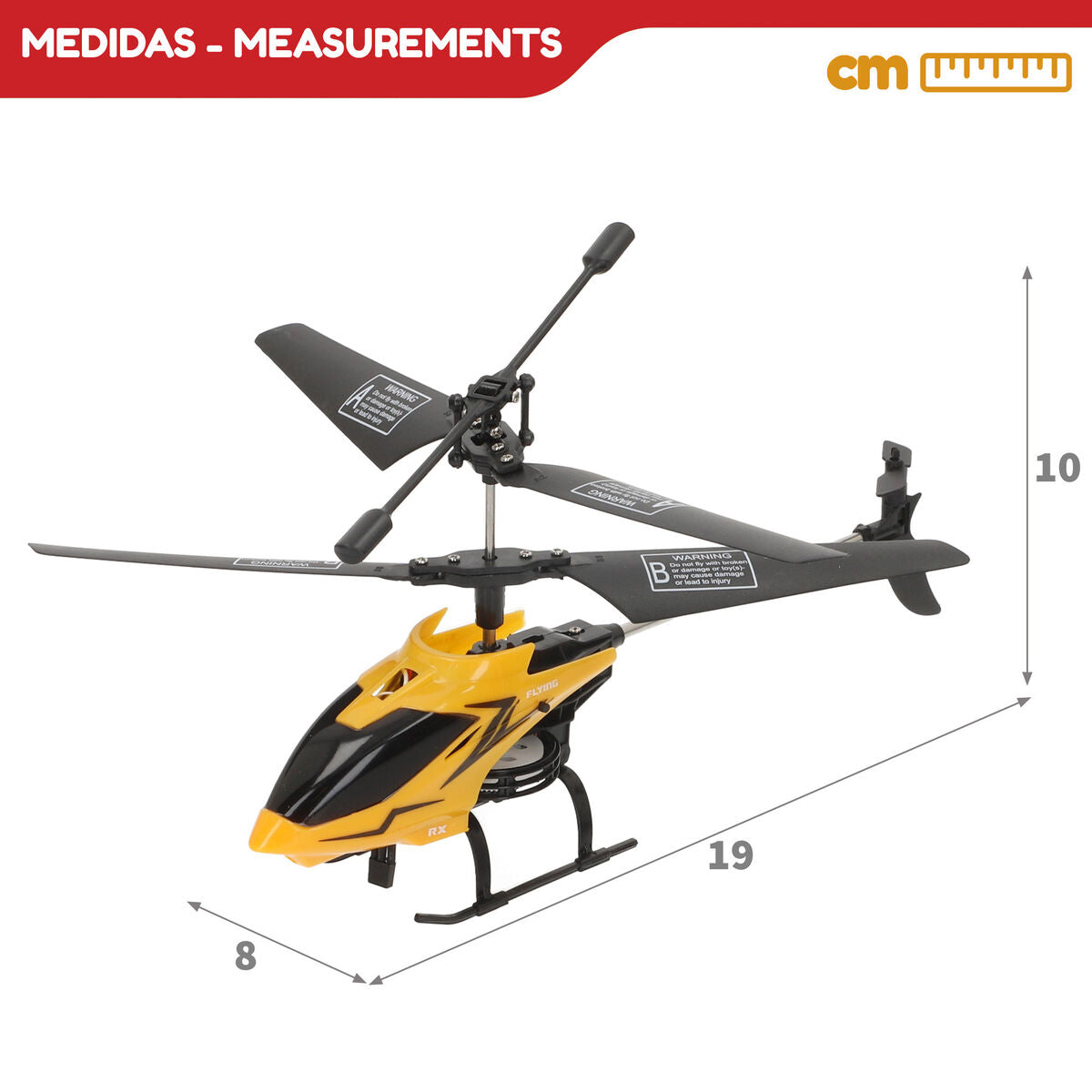 Elicopter Controlat de Radio Speed & Go (4 Unități) - Jucarii si jocuri, Vehicule