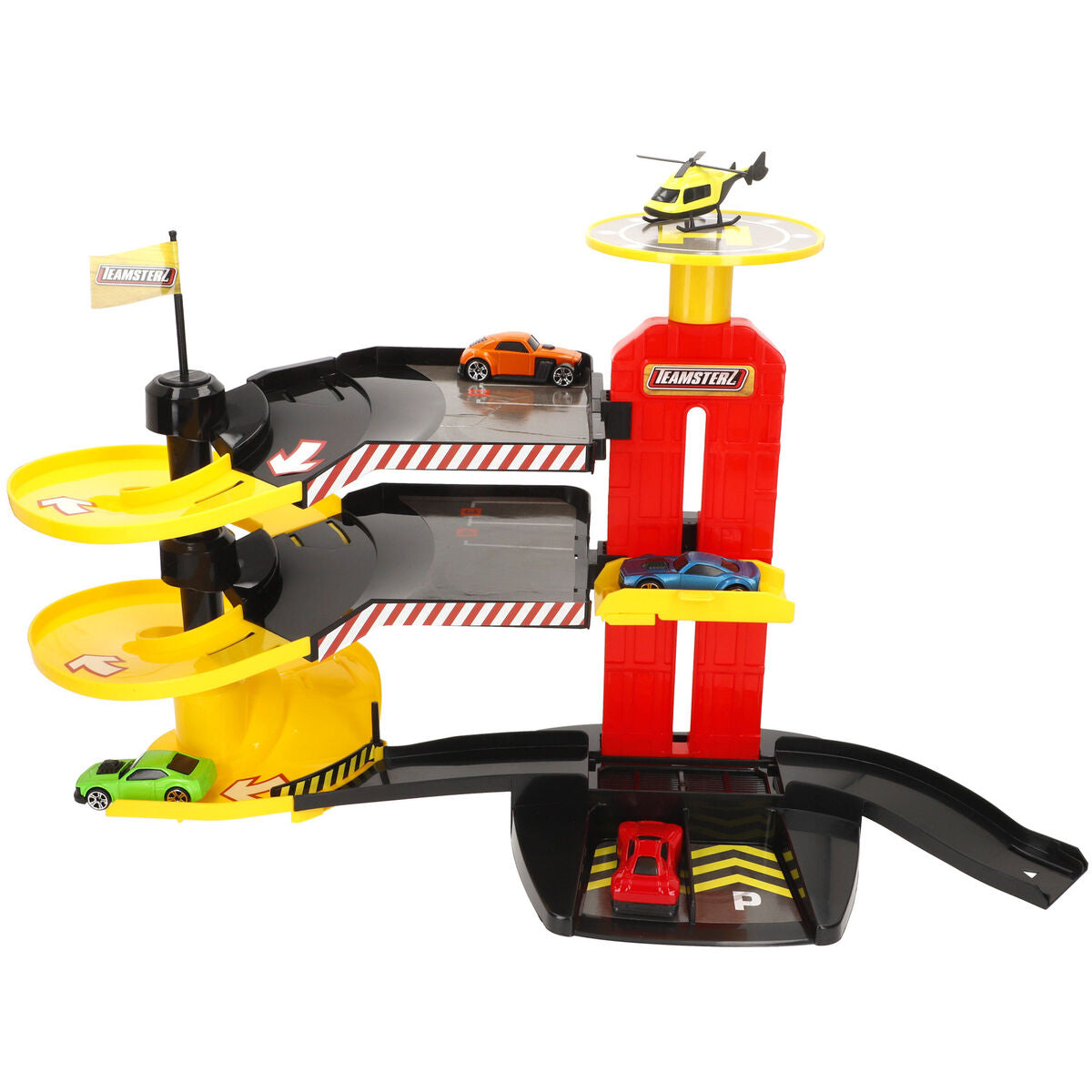 Garaj Parking cu Vehicule 53 X 30 X 24 CM (2 Unități) - Jucarii si jocuri, Păpuși și figurine