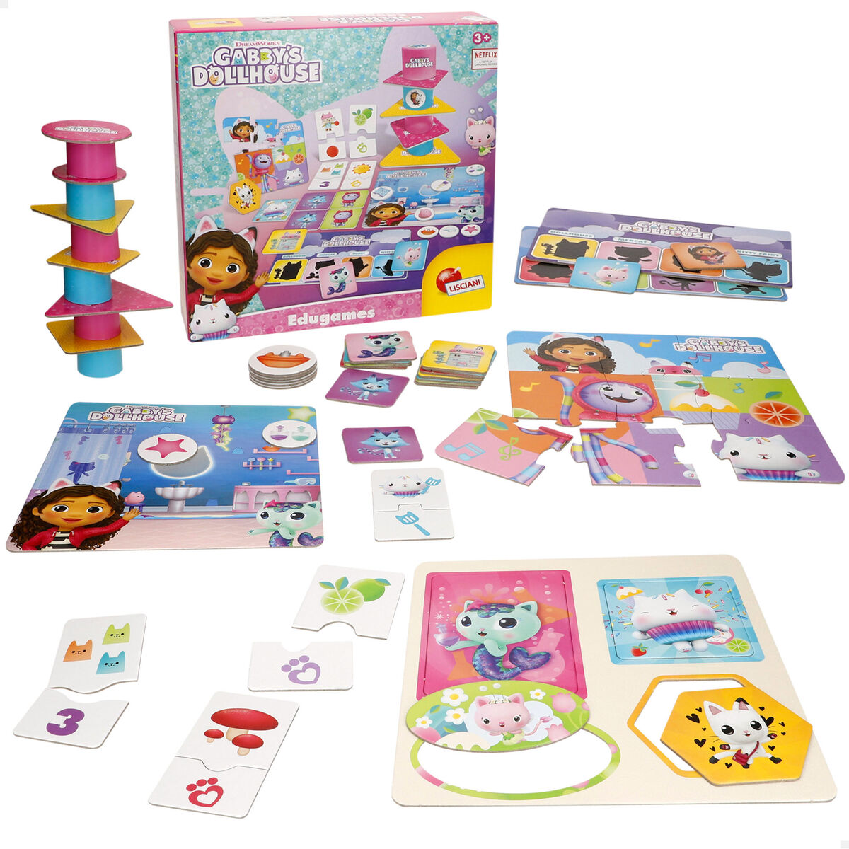 Domino Gabby's Dollhouse (6 Unități) - Jucarii si jocuri, Jocuri și accesorii