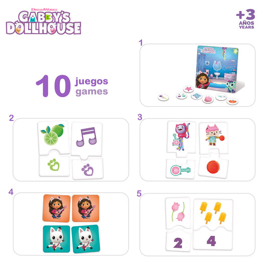 Domino Gabby's Dollhouse (6 Unități) - Jucarii si jocuri, Jocuri și accesorii