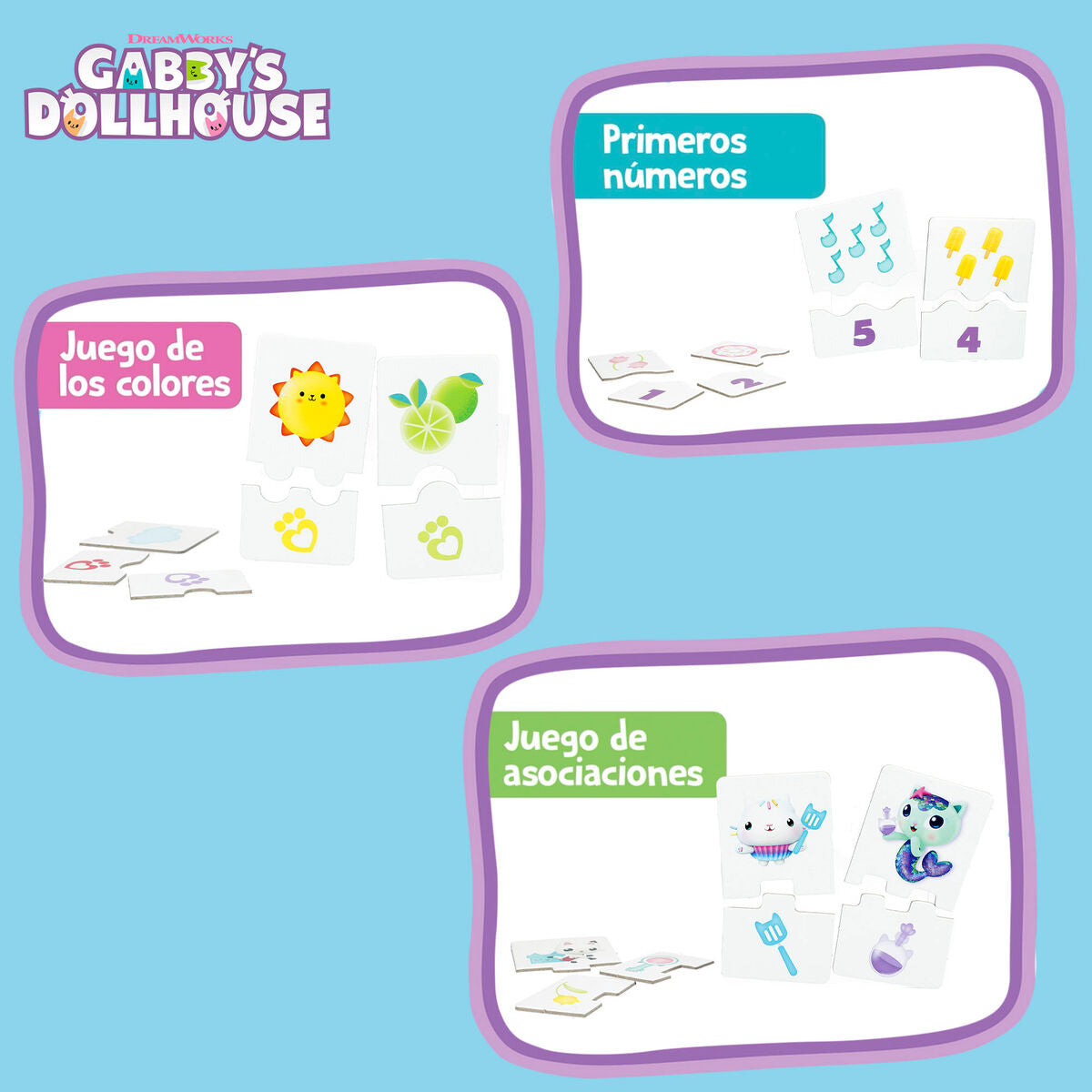 Domino Gabby's Dollhouse (6 Unități) - Jucarii si jocuri, Jocuri și accesorii
