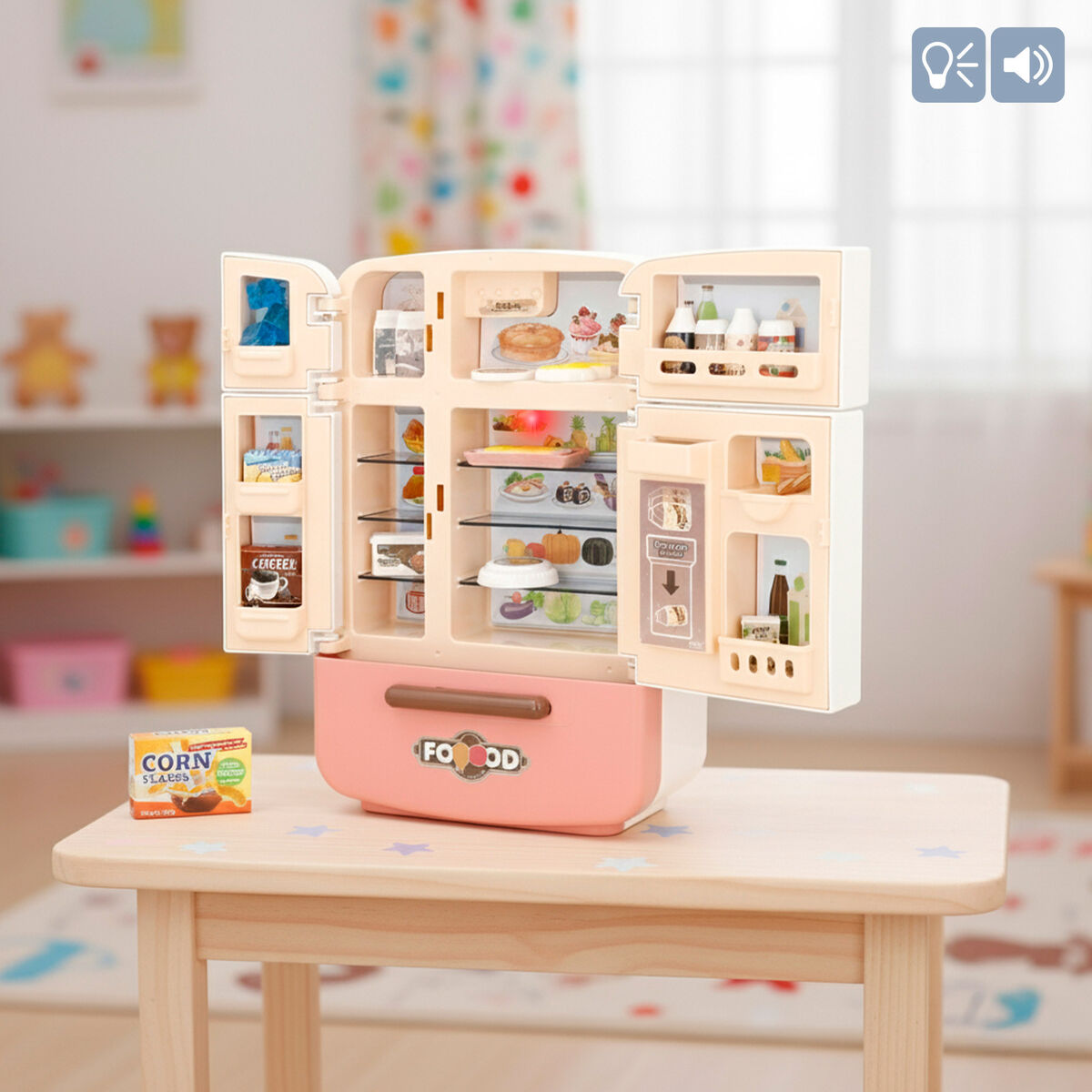 Congelator jucărie Colorbaby 17 X 25 X 8 CM 20 Piese (4 Unități) - Jucarii si jocuri, Imitații de jocuri