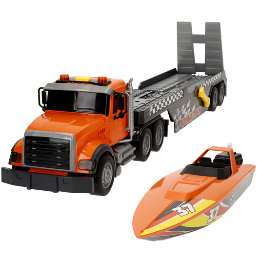Camion Autotransporter Speed & Go 53 X 15 X 10 CM (2 Unități) - Jucarii si jocuri, Vehicule