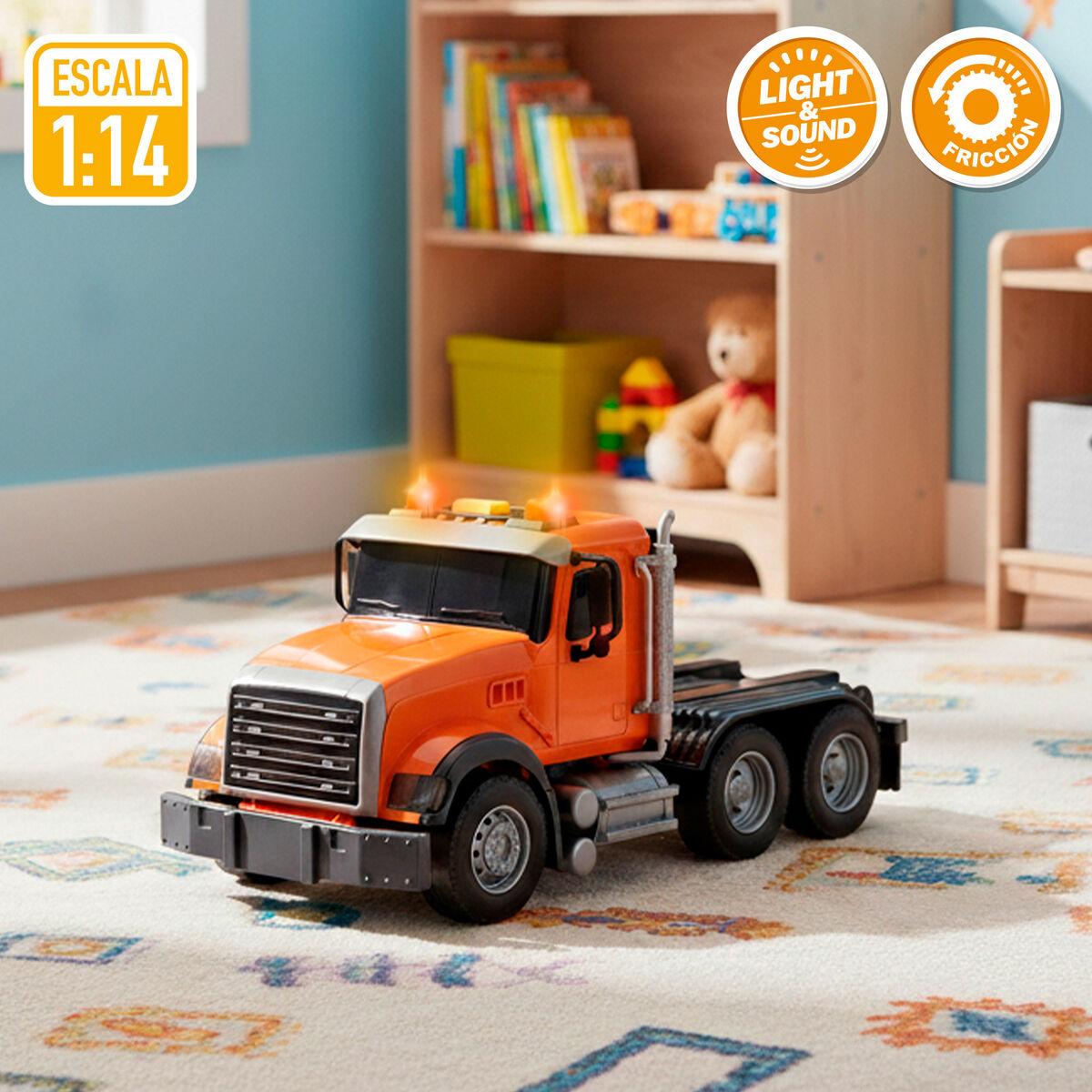 Camion Autotransporter Speed & Go 53 X 15 X 10 CM (2 Unități) - Jucarii si jocuri, Vehicule