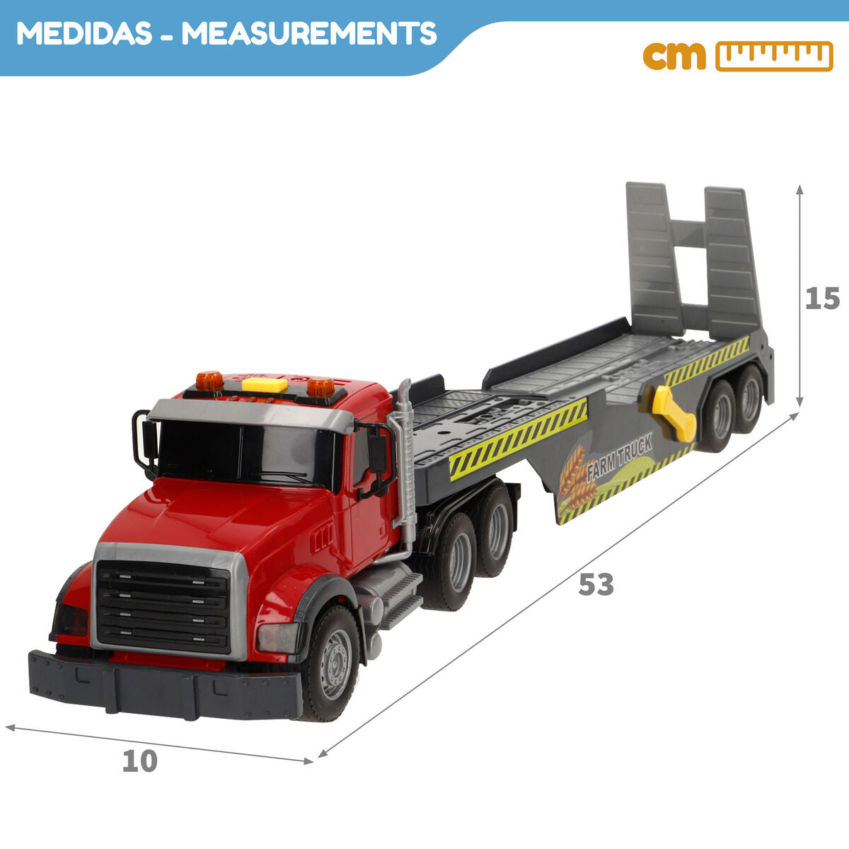 Camion Autotransporter Speed & Go 53 X 15 X 10 CM (2 Unități) - Jucarii si jocuri, Vehicule