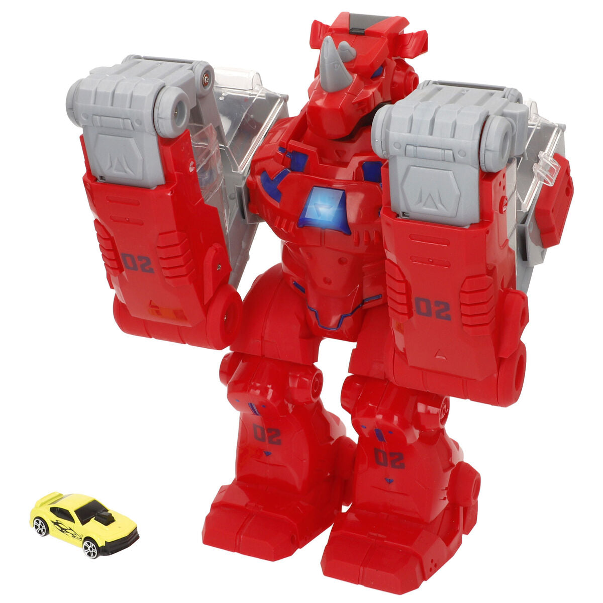 Super Robot Transformabil Lumină Sunet 24 X 28 X 16 CM 2 Unități - Jucarii si jocuri, Vehicule