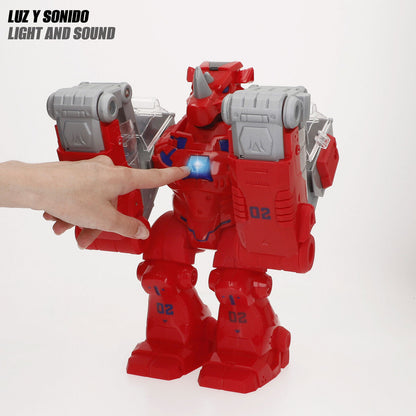 Super Robot Transformabil Lumină Sunet 24 X 28 X 16 CM 2 Unități - Jucarii si jocuri, Vehicule
