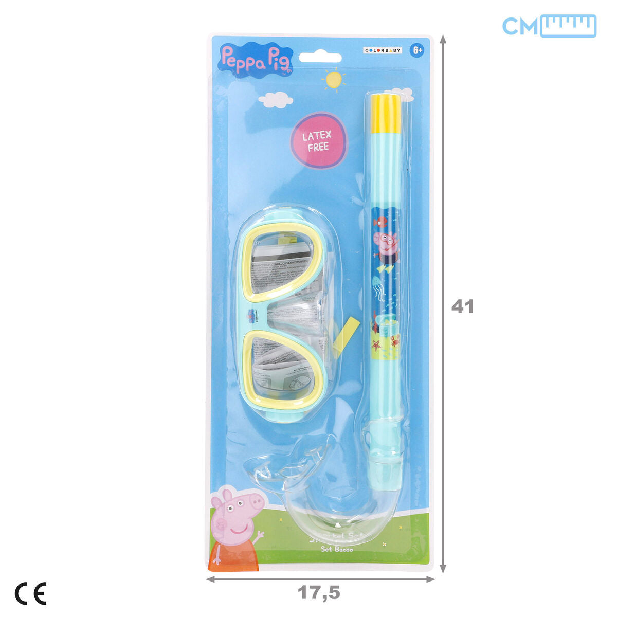 Ochelari de Scufundări Peppa Pig (12 Unități) - Sport și în aer liber, Sporturi acvatice