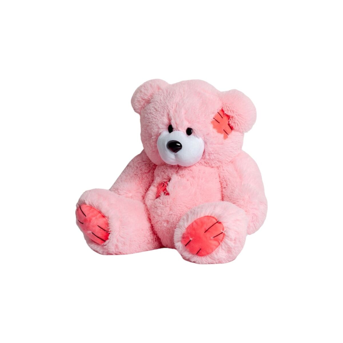 Urs de Pluș GO GIFT TEDDY 60 PK Roz Flauș 60 cm - Jucarii si jocuri, Jucării de pluș