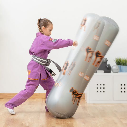Sac de Box cu Picior Gonflabil pentru Copii InnovaGoods - Jucarii si jocuri, În aer liber și sport