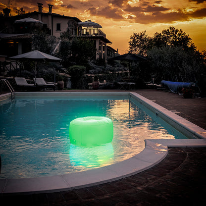 Scaun Gonflabil cu LED Multicolor și Telecomandă Pulight InnovaGoods - Curte, Mobilier de grădină și accesorii