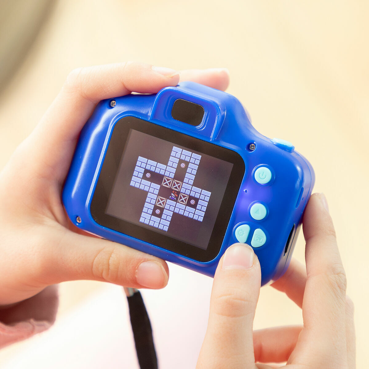 Cameră digitală reîncărcabilă pentru copii cu jocuri Kiddak InnovaGoods - Jucarii si jocuri, Jucării electronice