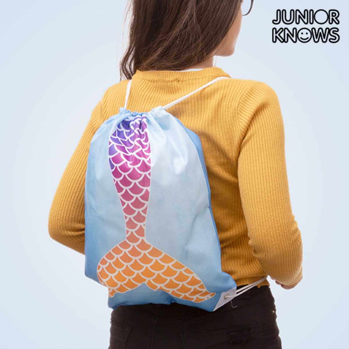 Geantă Rucsac cu Bretele Sirenă Junior Knows - Birou și papetărie, Material școlar și educațional