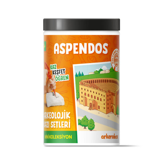Arkerobox - Mini set arheologic educational si puzzle 3D, Aspendos