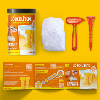 Arkerobox - Mini set arheologic educational si puzzle 3D, Gobekli Tepe